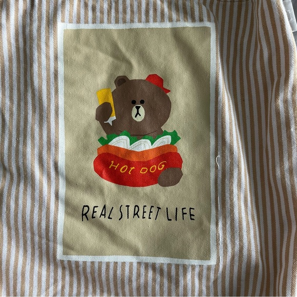 Line Friends Brown Bear tote bag - Picture 1 of 6